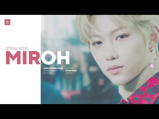 Stray Kids - MIROH Line Distribution (Color Coded) | 스트레이 키즈 - 미로 class=