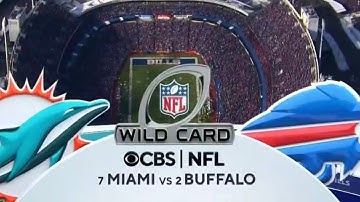 Dolphins vs Bills Wild Card CBS Intro/Theme 2023 NFL