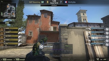 EnvyUs Rpk Usp 4k vs NIP Inferno @ Dreamhack Open Valencia