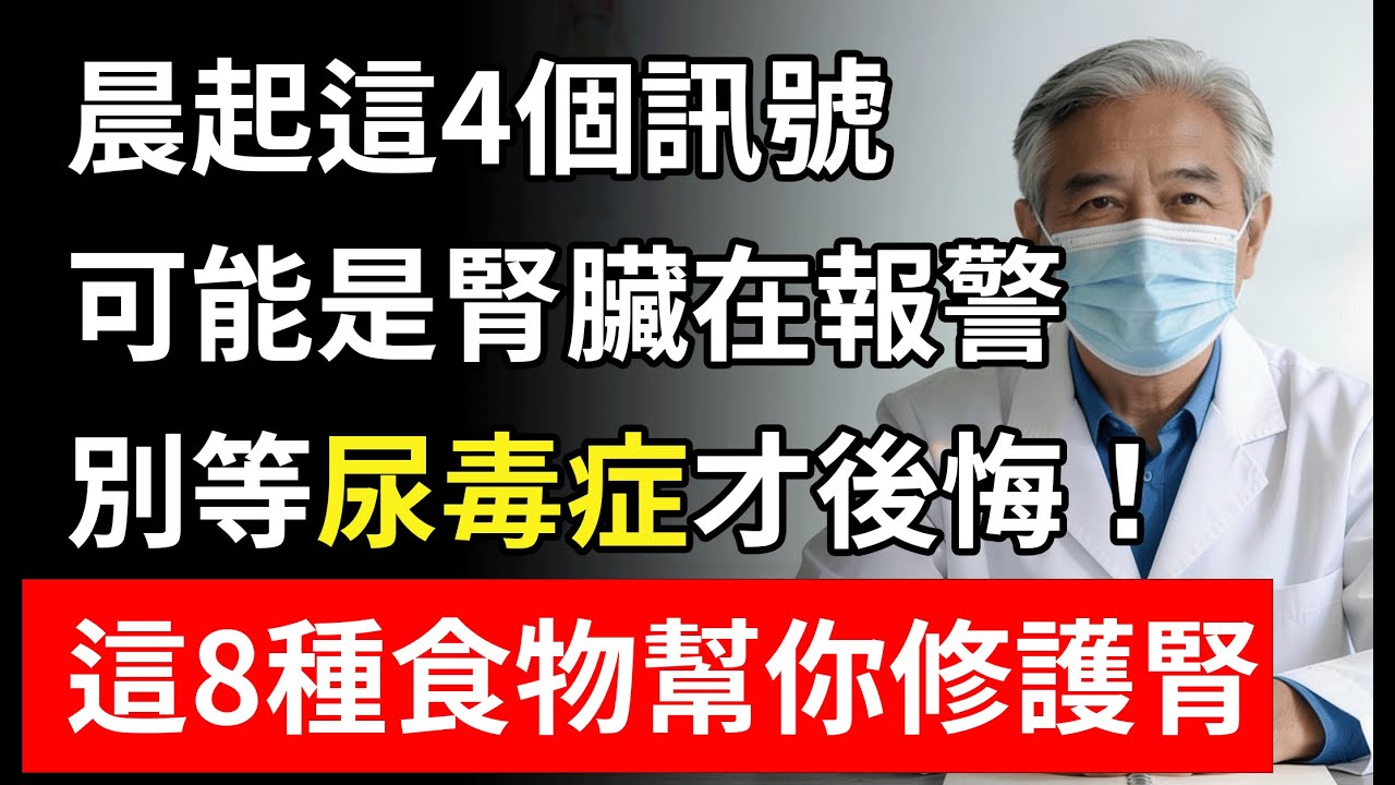人老了不中用？其實是腎臟可能發生病變！小心是尿毒症教你吃對8種“黃金菜”，腎臟好人長壽。
