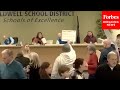 All hell breaks loose at school board meeting when gop lawmaker slams transinclusive bathroom rules