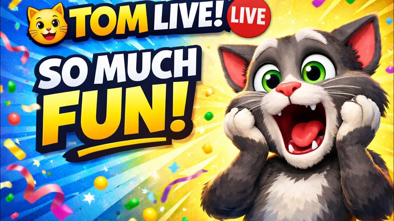 LIVE 🔴 My Talking Tom 2 Gameplay | Fun, Masti & Crazy Moments 😺🔥 Day 1
