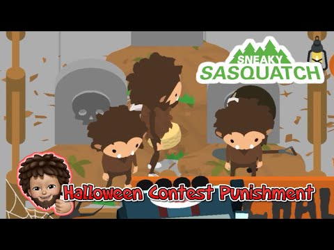 Sneaky Sasquatch -  Halloween Contest Punishment