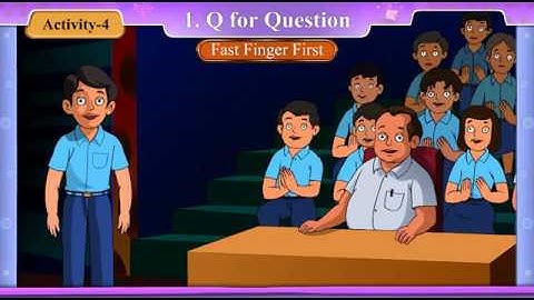 STANDARD 8 ENGLISH SEM 1|| UNIT 1 Q FOR QUESTION|| ACTIVITY 4 ||FAST FINGER FIRST
