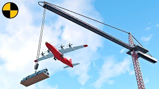 Planes vs Crane  BeamNG.Drive