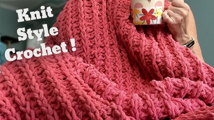 Cable Crochet Blanket Pattern (Easiest for Beginners) - Crochet Dreamz