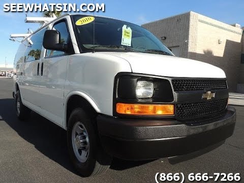 2010 chevy express 2500 cargo van for sale