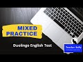 Duolingo english test mixed practice