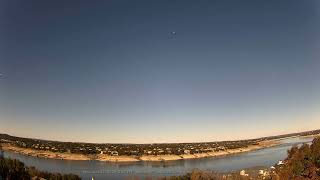 12/11/2024: Lake Travis, Texas (Austin, TX): 4K, 60fps Daily Weather & Boat Traffic Timelapse Video