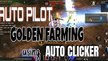 MU MONARCH SEA, AUTO CLICKER PILOT - GOLDEN MONSTER FARMING! #mumonarchsea #mumonarch