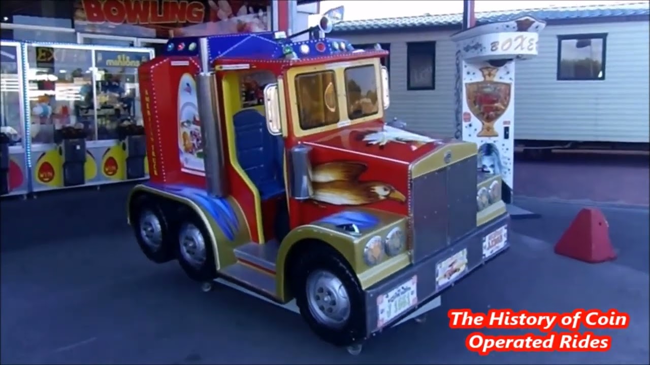 2000s Falgas Coin Operated Semitrailer Kiddie Ride - American Truck