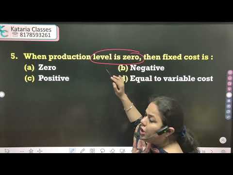MCQ of Cost
