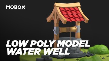 Modeling a Low Poly Water Well - Cinema 4D Tutorial