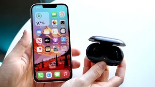 How To Connect Samsung Galaxy Buds To ANY iPhone!