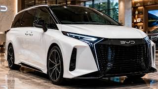 مدى 800 كم + مقاعد انعدام الجاذبية! 🛋️ سيارة BYD Denza D9 موديل 2027 الخارقة screenshot 2
