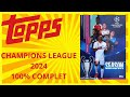 Topps champions league 2024 100 complet toujours sans mbappe 