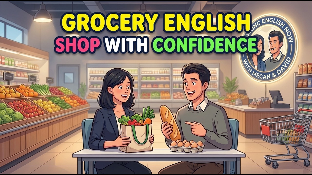 How to Handle Grocery Store Situations in English | Simple Shopping Phrases (Beginner ESL)