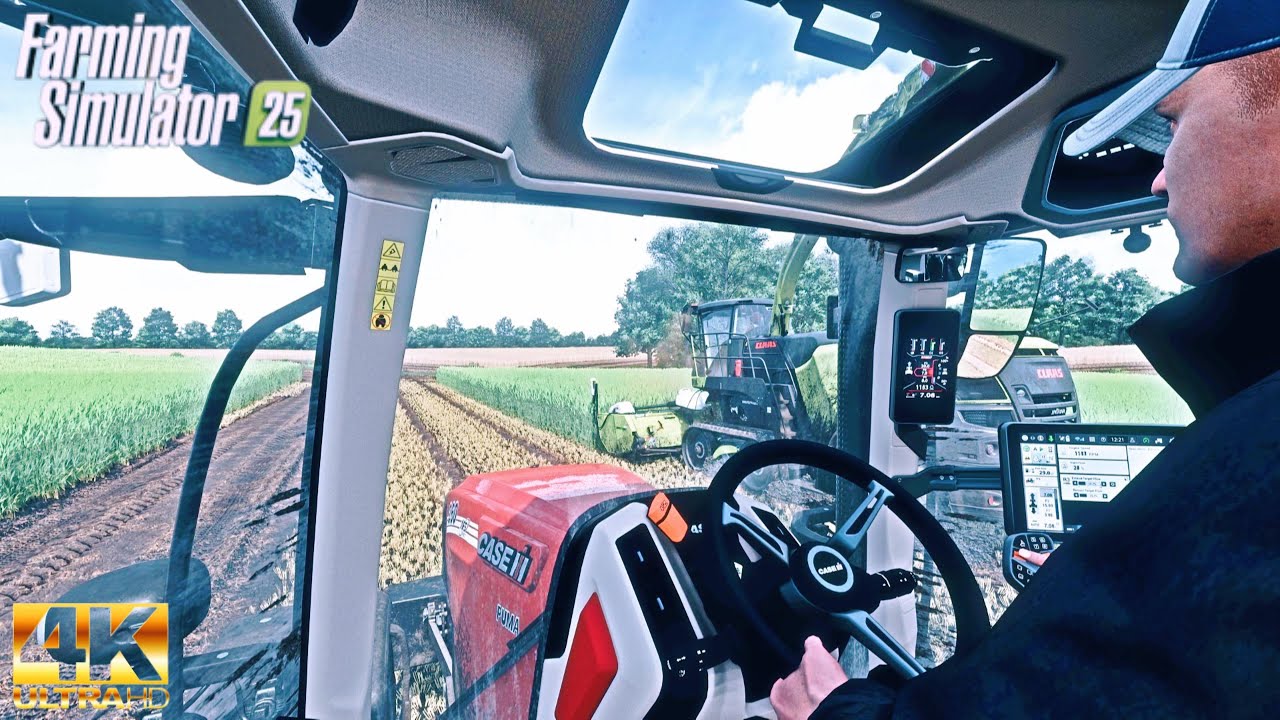 FS25 Extreme Mud Conditions | Rice Silage | Ultra Real 4K - YouTube