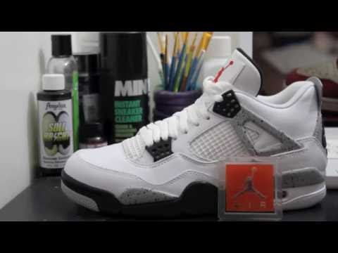 Custom Jordan Cement 4 hangtag - YouTube