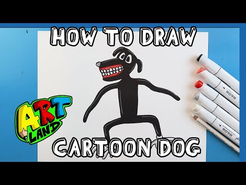 Video: How To Draw A Cartoon Dog