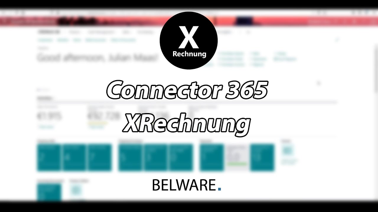 Connector 365 XRechnung - Setup & Usage