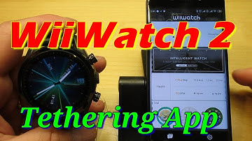 WiiWatch2 Tethering app Smartwatches, Add Dials, File transfers, Remote text field