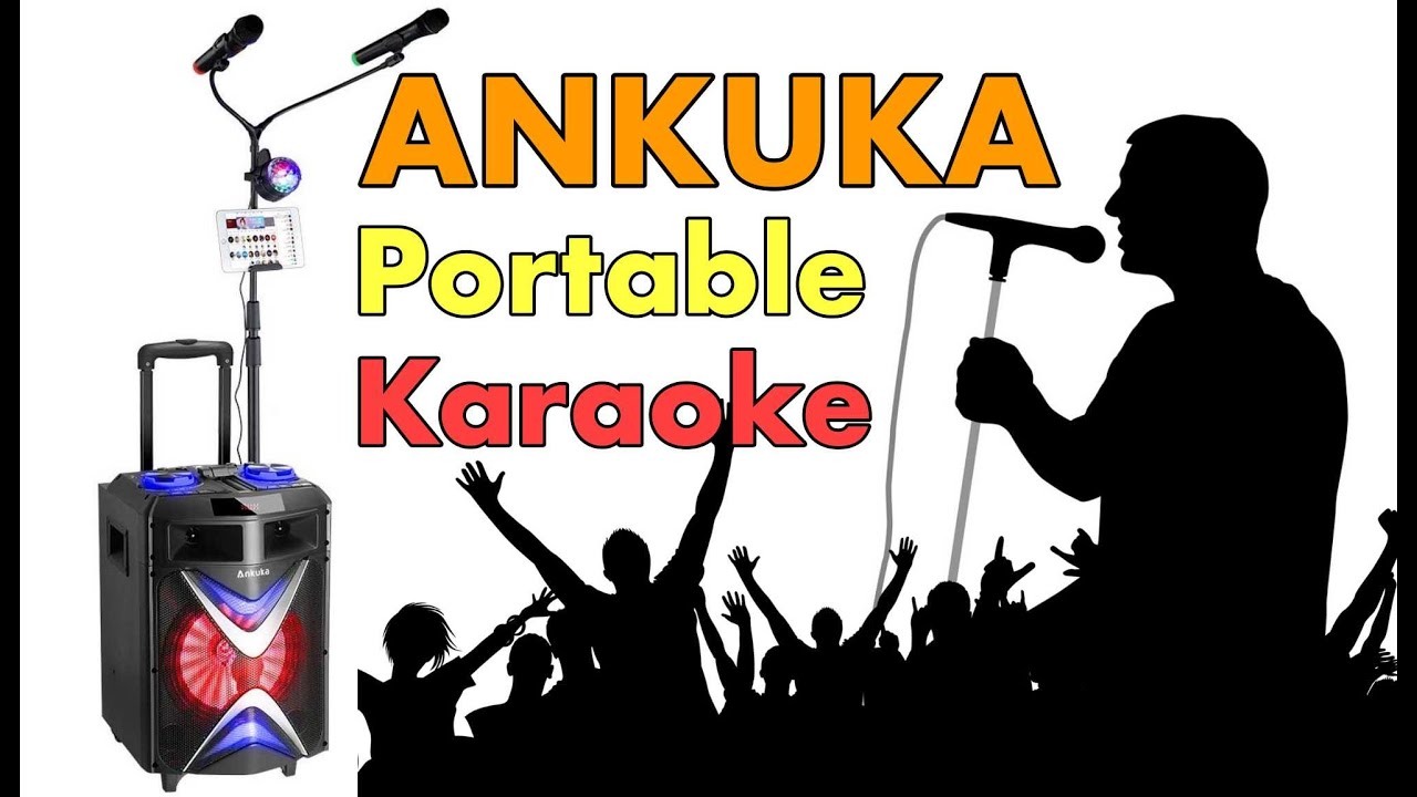 Portable Bluetooth Karaoke Machine, Ankuka Wireless Speaker YouTube