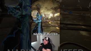 NARIN'S '4TH' GOT BUFFED! #warframe #shorts