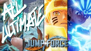 JUMP FORCE ALL ULTIMATE ATTACKS ALL DLC INCLUDED