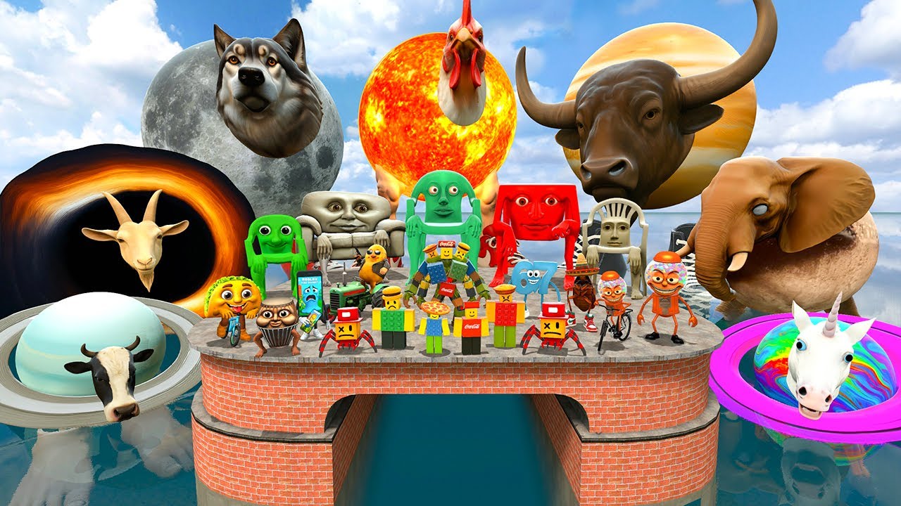 🌊 FLATWATER BRAINROT MEMES KARKERKAR KURKUR NOOBINI LA VACA PLANETS EVOLUTION SPARTAN KICKING Gmod