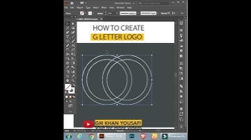Episode 18 how to create G letter logo in illustrator #logo #gmkhanyousafi #shorts