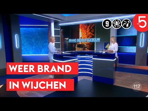 Felle brand in een bedrijfsverzamelgebouw in Wijchen