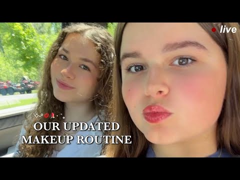 OUR MAKEUP ROUTINE! 💋 (LIVE)