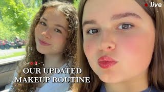 OUR MAKEUP ROUTINE! 💋 (LIVE)