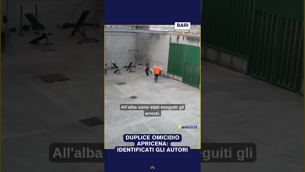 26/09/2025 DUPLICE OMICIDIO APRICENA: IDENTIFICATI GLI AUTORI