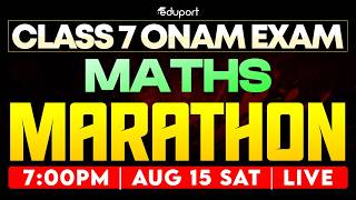 Class 7 | Maths | Marathon | Eduport