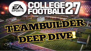 CFB 27 TeamBuilder Adds STADIUM EDITOR! | ALL The Details | EA Sports College Football