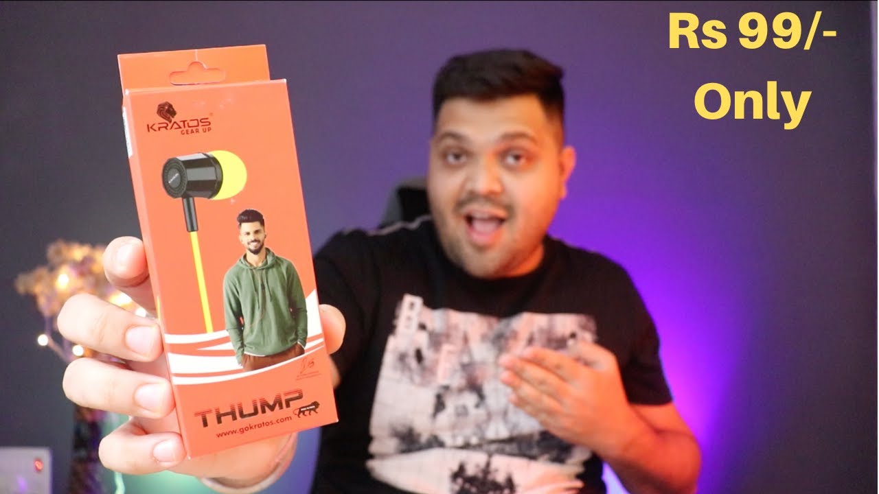 Best Budget Wired Earphones under 100 on Amazon Unboxing & Review 🔥