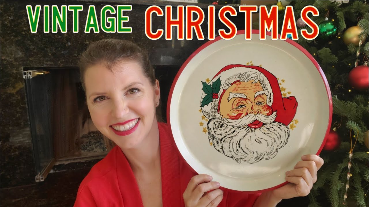 Vintage Christmas Decorations Ideas Unboxing A Holiday Thrift Haul YouTube