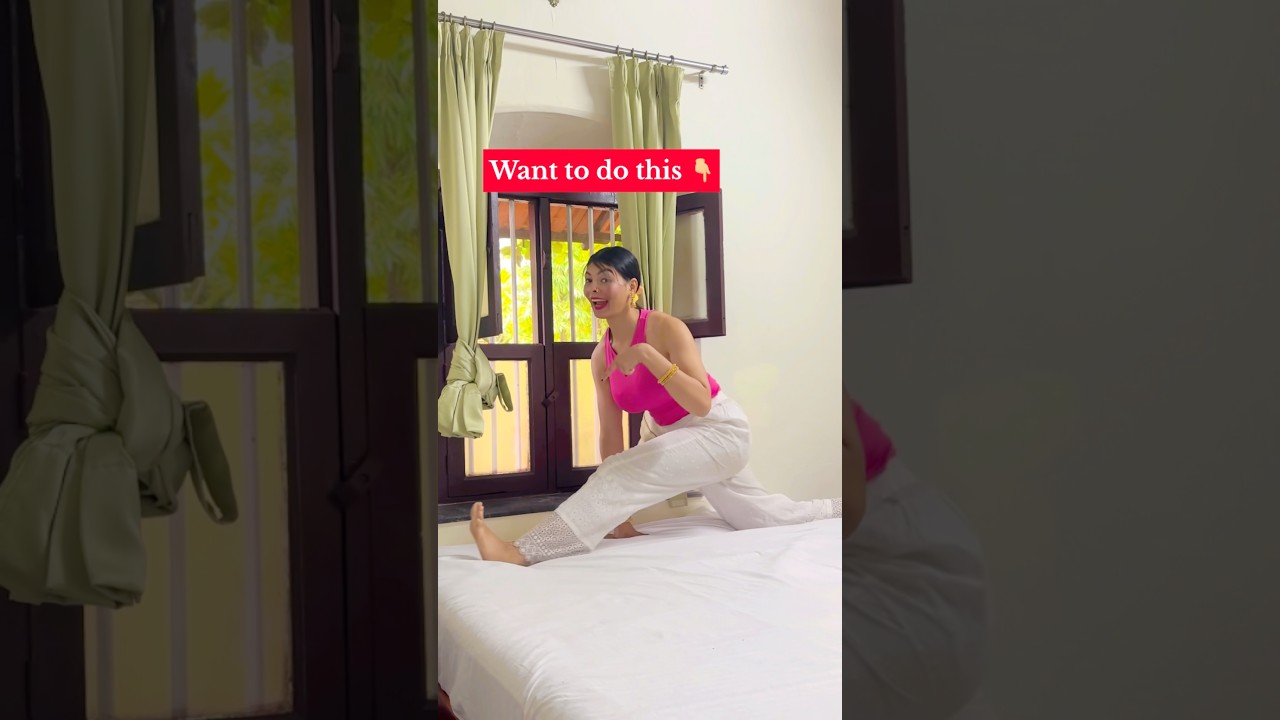 Try this ✅.# #trending # #yogaskills #youtubeshorts #fitness #challenge #fitness #yoga