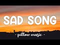 Sad song  we the kings lyrics 