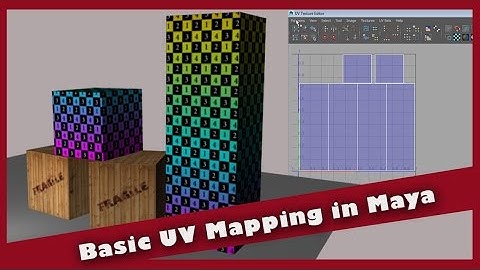 Basic UV Mapping in Maya: Crate