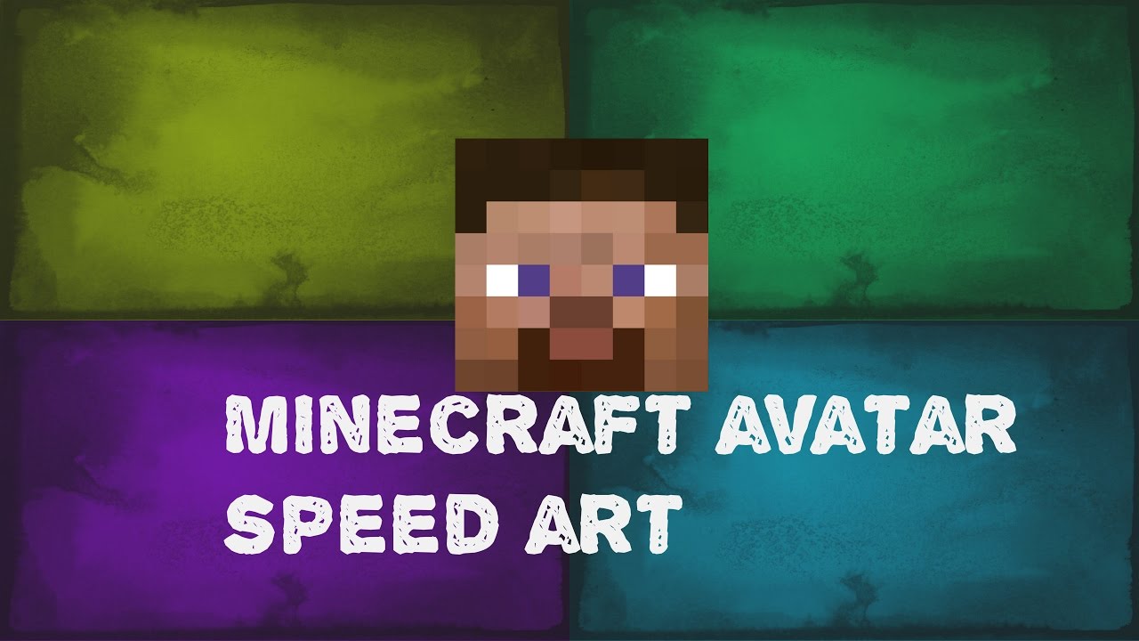 Minecraft avatar Speed art - YouTube