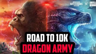 PUBG MOBILE LIVE STREAM ROAD TO 10K | DRAGON ARMY