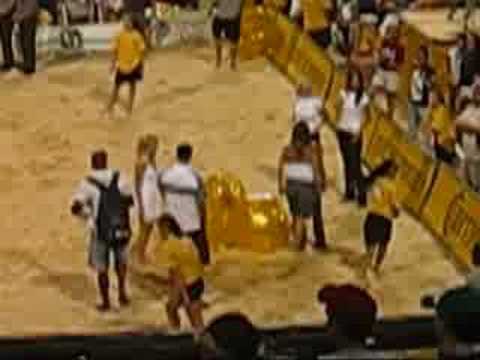 Musical Chairs at Beach Volleyball Tournament