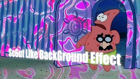 How To Do A Sc6ut Background In After Effects 2022 (Free Preset)