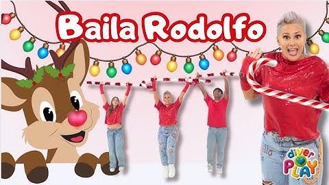 🦌Rodolfo el Reno 🎅 | Baile y Canción popular de Navidad | Villancico para niñas y niños