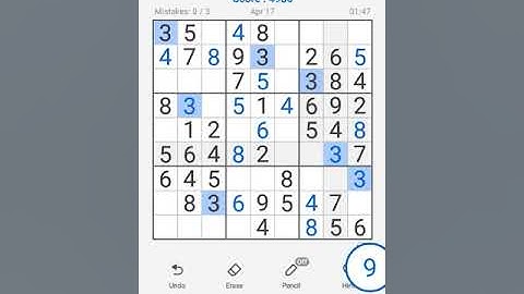 Sudoku Free Classic Puzzles Mobile | Daily Challenge April 17, 2023