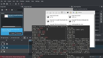 Kdenlive 2017 Import Wrong FPS Bug + Crash