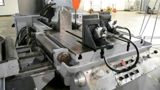 Marvel / Armstrong-Blum Series 81A10/PC Vertical Band Saw w/ Bar Feed Conveyor Table